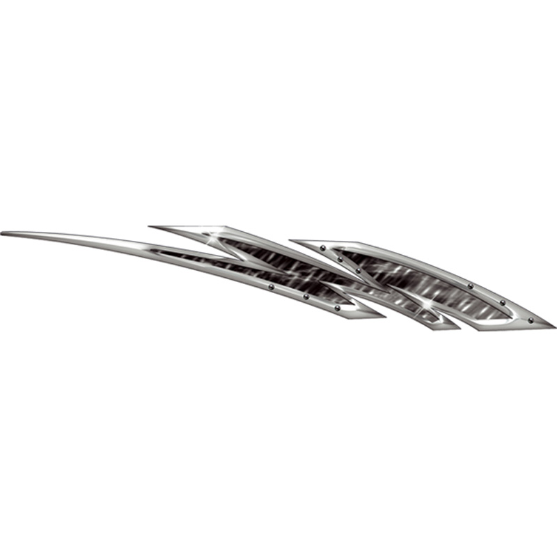 Image of Mijnautoonderdelen CarStripes Metal Flash Silver/Steel AV 107067 av107067_668